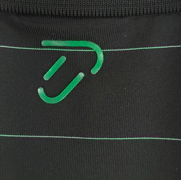 IJP Golf Polo Shirt Men's XL Black Multicolor Stripes Design by Ian Poulter - Picture 9 of 10